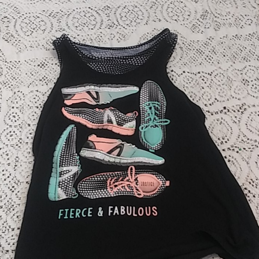 A black tank top